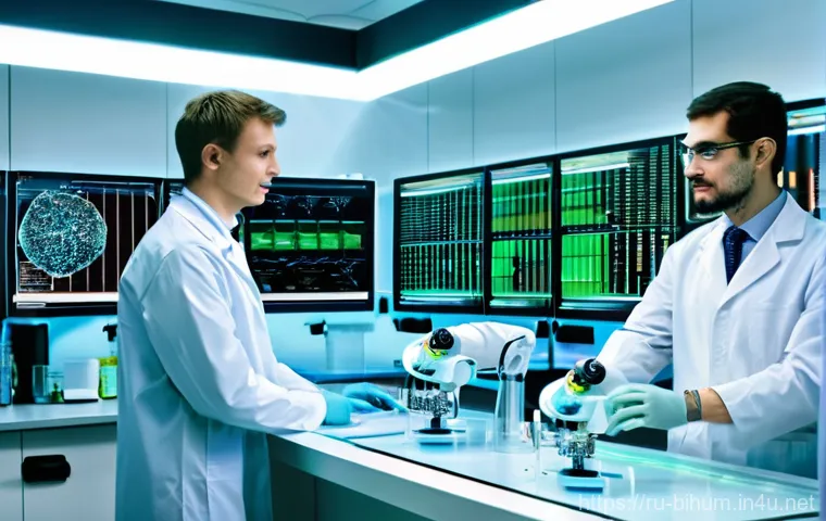 생물학자 진로 전환 방법 - **Prompt: The Future of Biotech in Russia**
    "A dynamic, brightly lit, state-of-the-art biotechno...