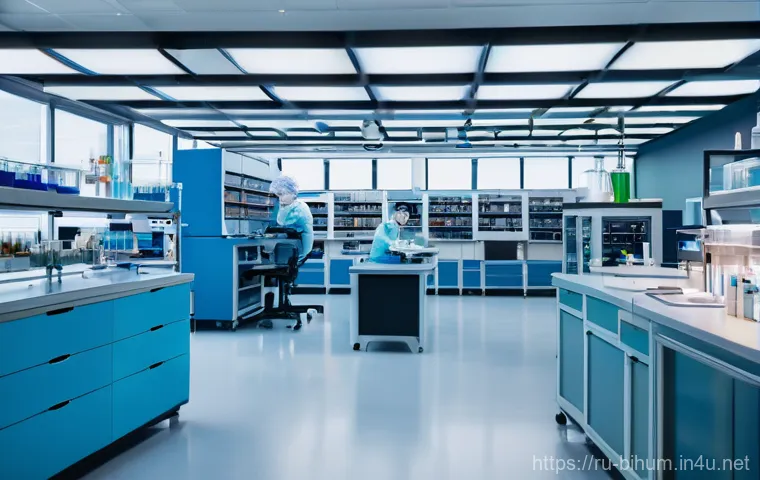 생물학자 최신 연구 도구와 기술 - Here are three detailed image generation prompts in English, designed to be suitable for a 15-year-o...