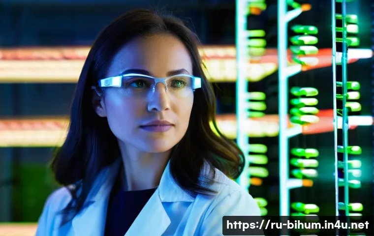 생물학자 연구 분야 선택 - **Prompt for Genetics and Personalized Medicine:**
    "A brilliant female geneticist, perhaps of Sl...